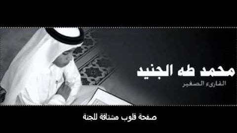 سورة النجم - القارئ محمد طه الجنيد