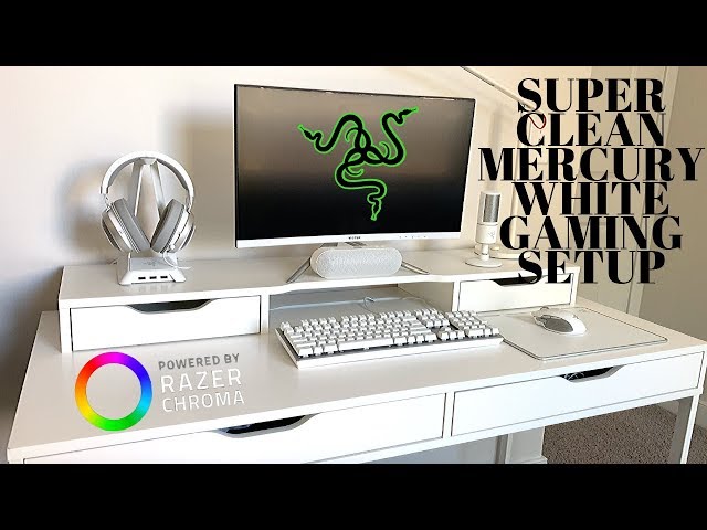 RAZER proposera maintenant ses périphériques en Mercury White ou