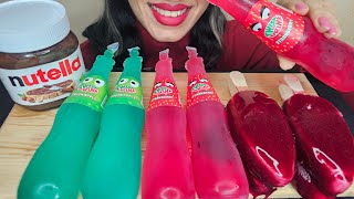 CHOCOLATE NUTELA & SHATOOT ICE CREAM PARTY 😋: MUKBANG ASMR🥰 :EATING SOUNDS ❤️ screenshot 5