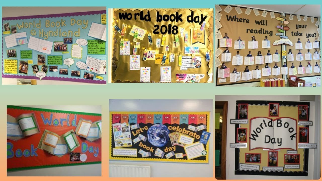 World Book Day display board ideas Amazing notice board ideas on