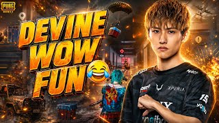 PUBG MOBILE JAPAN🇯🇵: RC DEVINE FUN WOW MODE!!🤣TRAINING DRILLS👑