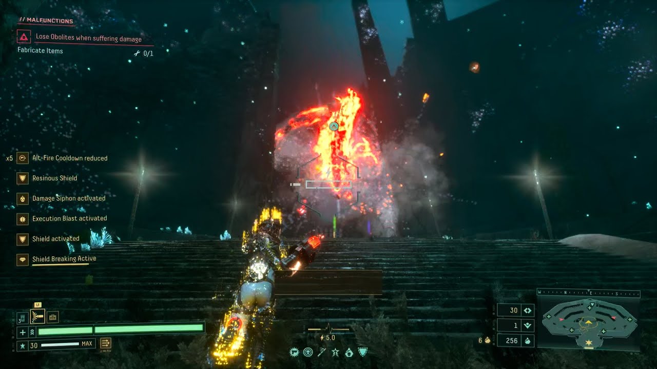 RETURNAL | R_A.0780 Abyssal Scar Containment Room [Pyroshell Caster] (HDR) NO DAMAGE