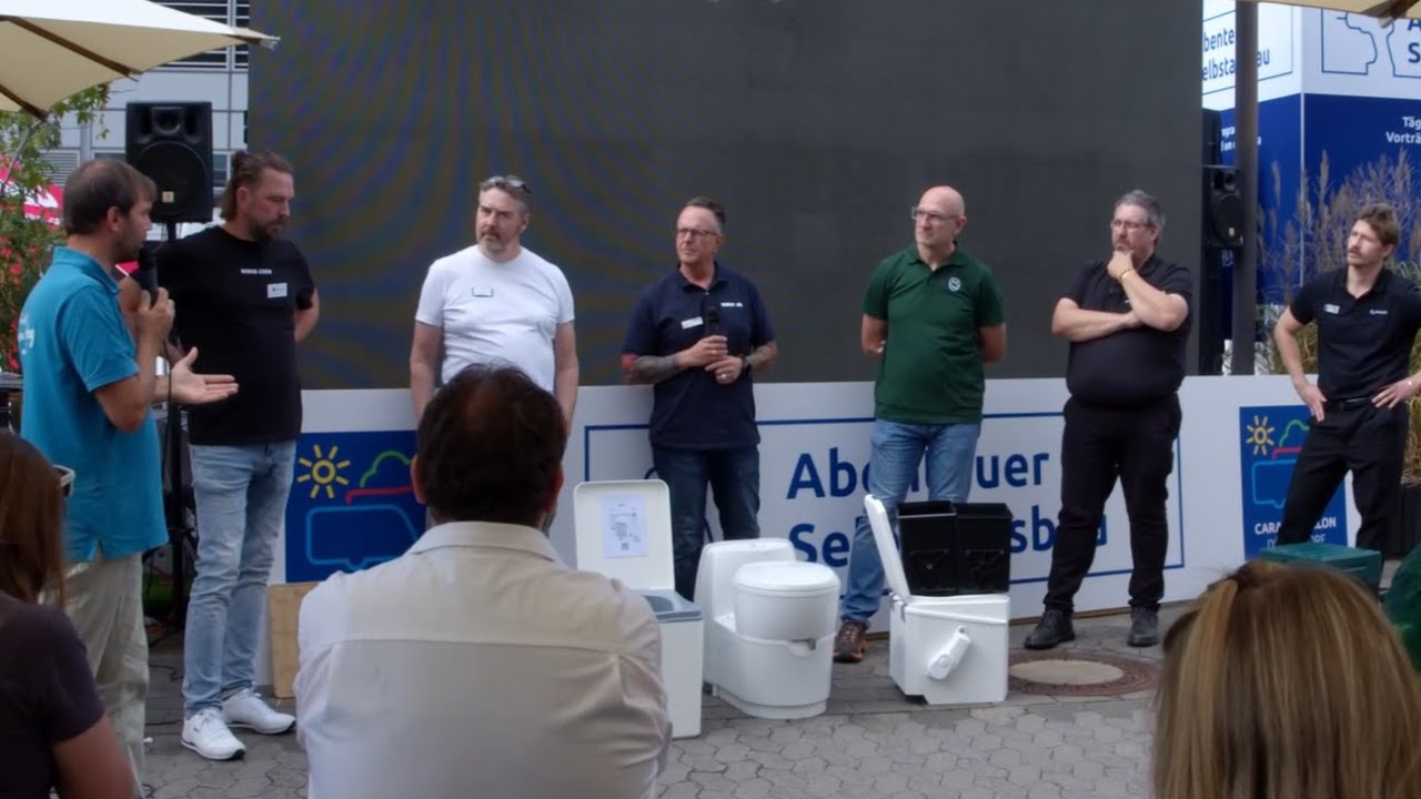 Caravan Salon 2025, Ausbau-Talk "Toilettensysteme: Eigenschaften der verschiedenen Arten"