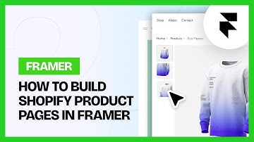 How to Build Shopify Product Pages in Framer (Frameship Tutorial)