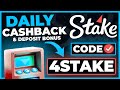 Stake Promo Code 4STAKE — Claim $250 Deposit Bonus + Daily Rakeback (NEW Stake Promo Code 2025)