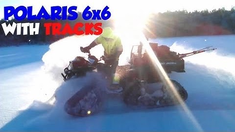 Polaris 6x6 Sportsman 800 Big Boss ATV polaris prospector snow tracks kit power steering six wheeler