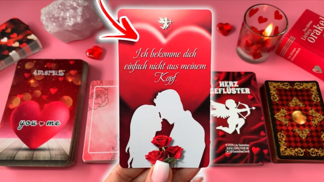 nur ROTE Kartendecks offenbaren was ER jetzt für dich fühlt... ❤️