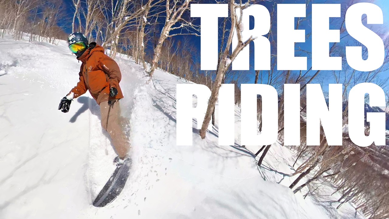 Bluebird Japow Day in Niigata Prefecture - Relax Snowboarding Enjoying the Snow