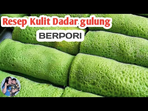 Menu Masakan Resep kulit dadar gulung berpori Yang Bergizi Tinggi