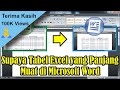【Tutorial】 Cara Supaya Tabel Excel yang Panjang Muat di Microsoft Word 2007 • Simple News Video