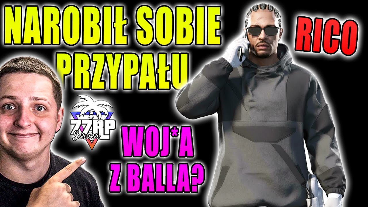 RICO NAROBIŁ PRZYPAŁU NA OŚCE XD | 77RP 3.0 #36 - Taku, MlodyM, 77RP