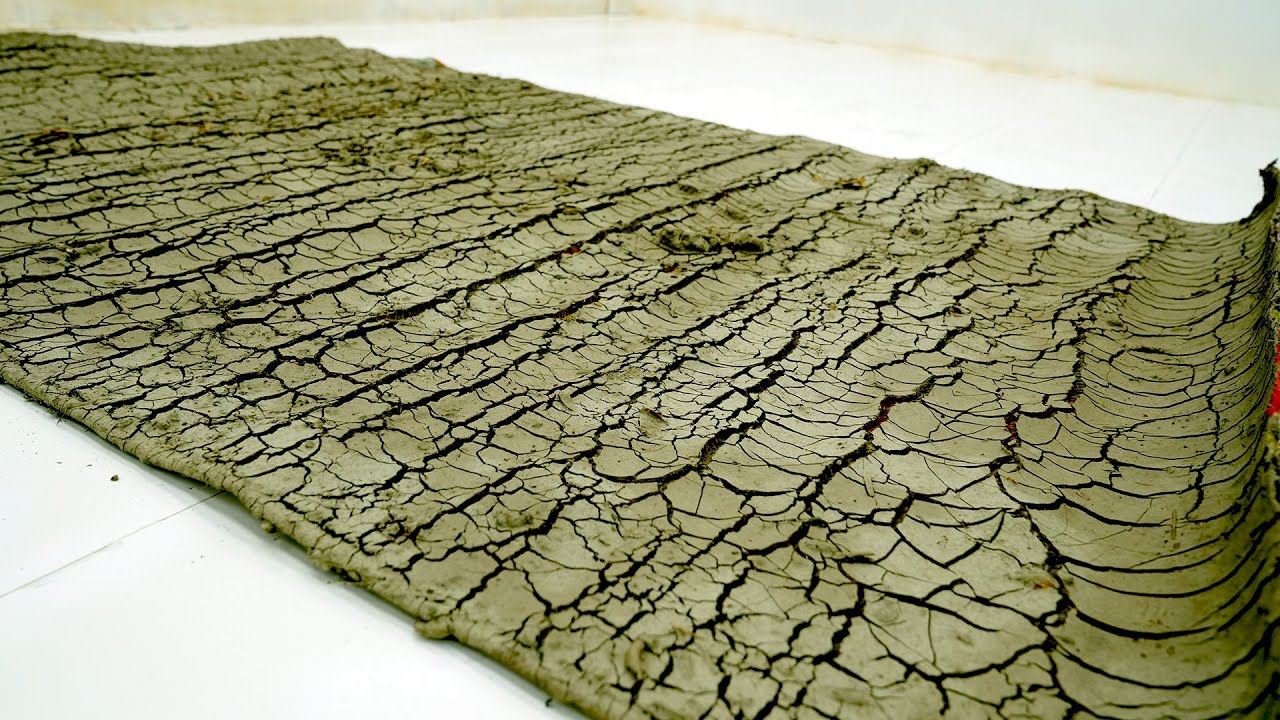 Thick Cracked Mud Covered This Rug – The Most Satisfying Cleaning Ever | ASMR Carpet Cleaning