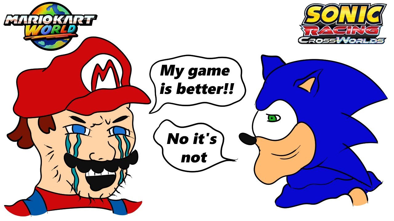 Mario Kart World VS Sonic Racing Crossworlds In A Nutshell