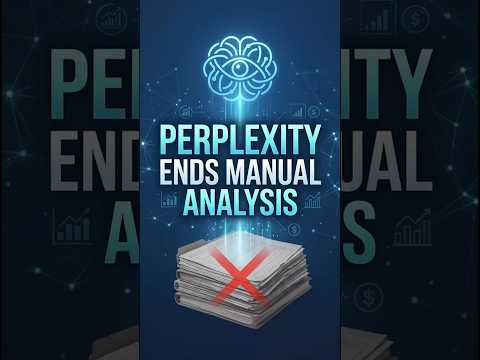 Perplexity Ends Manual Analysis