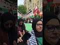 En del av söndagen demostration den 31 maj 2026 i Malmöجزء من مظاهرة يوم الأحد مالمو-السويد