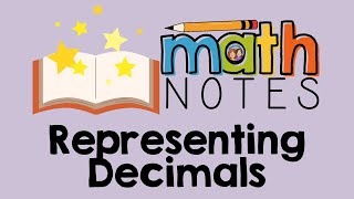 DECIMALS NOTES | Representing Decimals with Models | 4th Grade Math Series | Part 2 of 9
