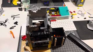 Lego GBC - crane wip3 @BrickEngineeringCom