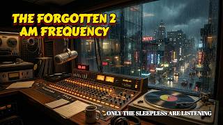 1976 Late Night Radio Booth 📻 City Rain &amp; Smooth Jazz for Sleep/Study (3 Hours)