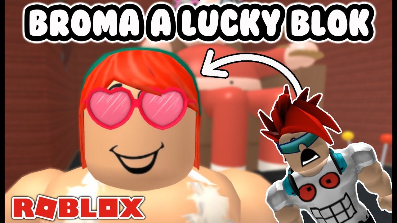 Broma A Papa En Roblox Cambio El Look A Luky Blox Kori Youtube - lucky blocks karim juega roblox