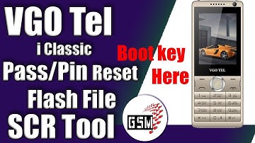 Vgo Tel i Classic Boot Key | vgo tel i classic flash file | vgotel i classic boot key