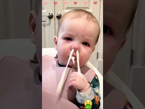 Baby Vomits Milk Fyp Fouryoupage Funnymoments Love Happy Interesting