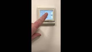 Ezewarm Touchscreen Thermostat Programming Instructions