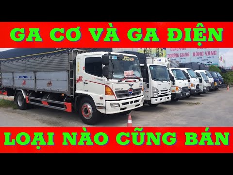 Video Rất nhiều xe tải cũ ga cơ đời cao tải từ 2.25 tấn đến... - youtube