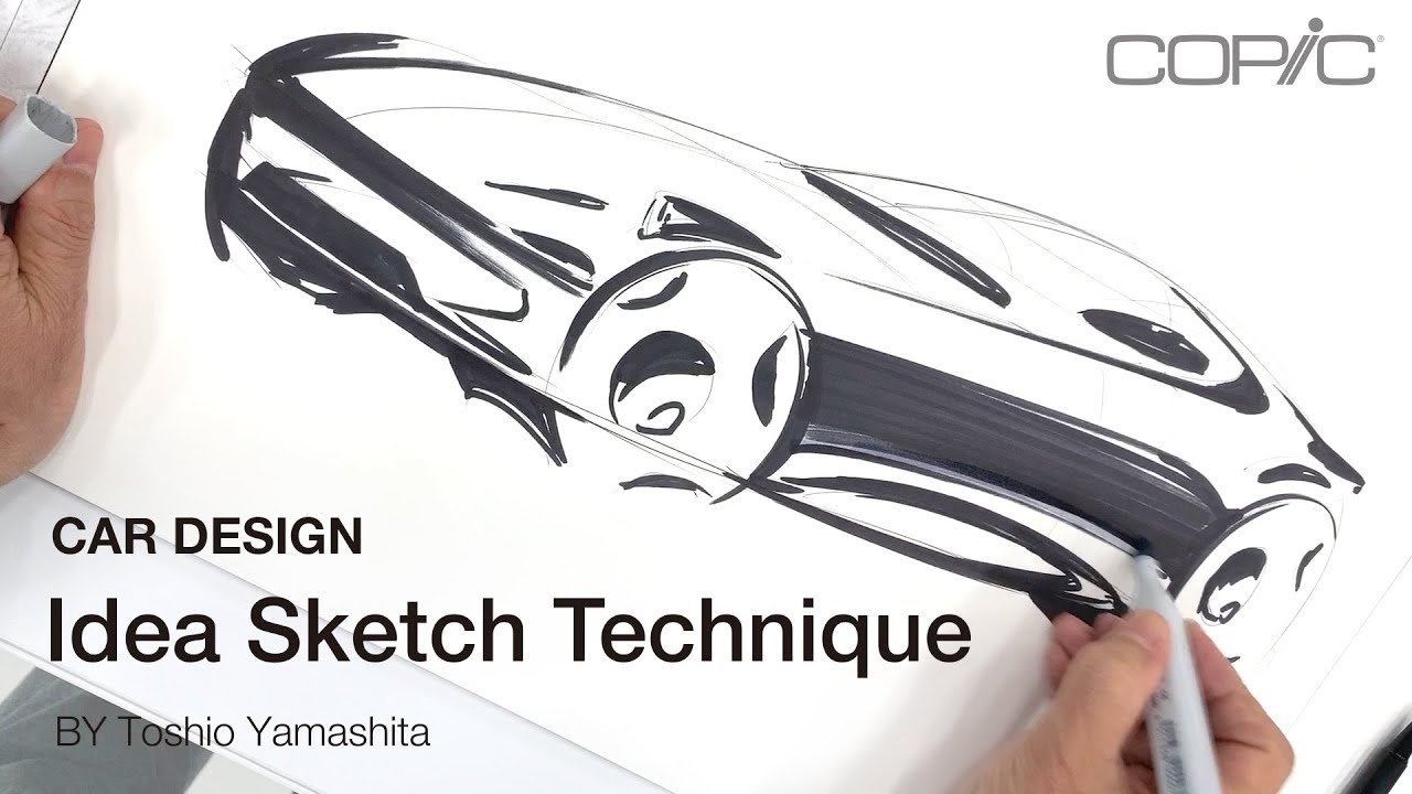 TOSHIO YAMASHITA × COPIC【Idea SketchTechnique】 - YouTube