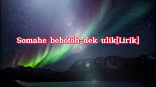 Somahe bebotoh - Dek ulik[Lirik] cover by emi /// balimusic