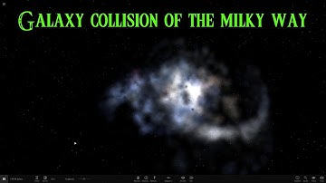 AST(R)Ounding galaxy collision simulation (Universe Sandbox², 1,5 Billion years, 4K, 60 FPS)