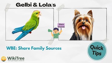 🤖 Sharing #Sources between #WikiTree #Profiles