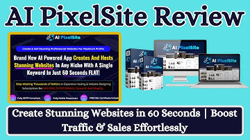 AI PixelSite Review ।। Create Stunning Websites in 60 Seconds ।। Boost Traffic & Sales Effortlessly
