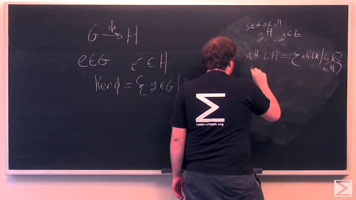 Normal subgroups and quotient groups