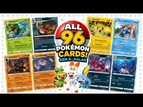 The Complete Gen 8 ( Galar ) Pokemon Card Collection 4k
