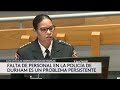 Disminuyen los crímenes violentos en Durham