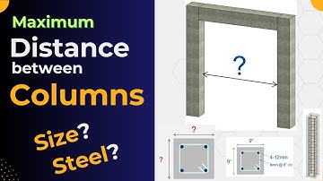 Maximum distance between two columns | Column size and steel details for G+1,G+2,G+3,G+4| fieldReady