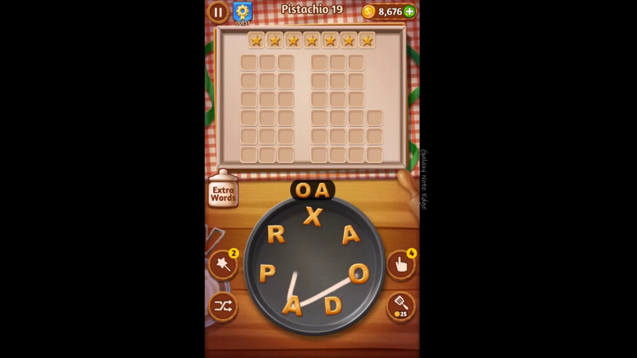 Word Cookies - Sous Chef - Pistachio - Levels 16 to 20