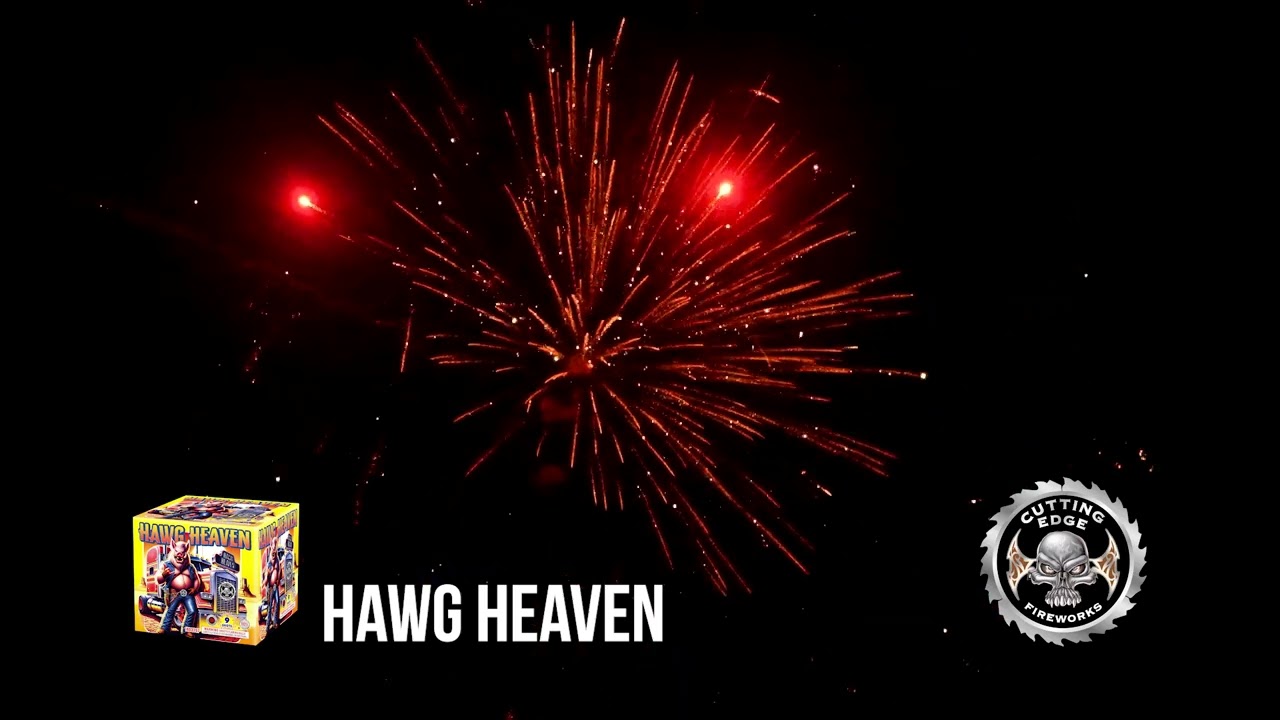 Hawg Heaven Firework - 500g Multi-shot Aerial - Cutting Edge