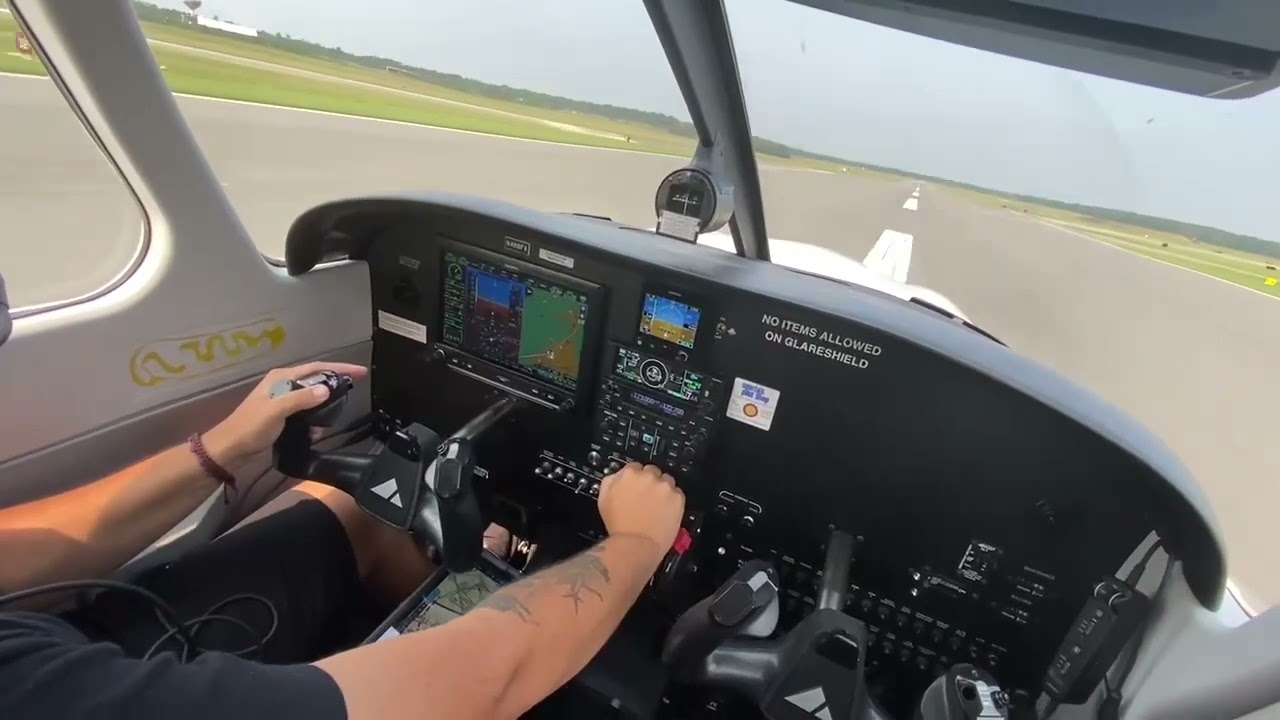 Touch and Go into Millville, NJ (KMIV)