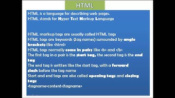 Lesson 01  Introduction - HTML - Sahalsoftware