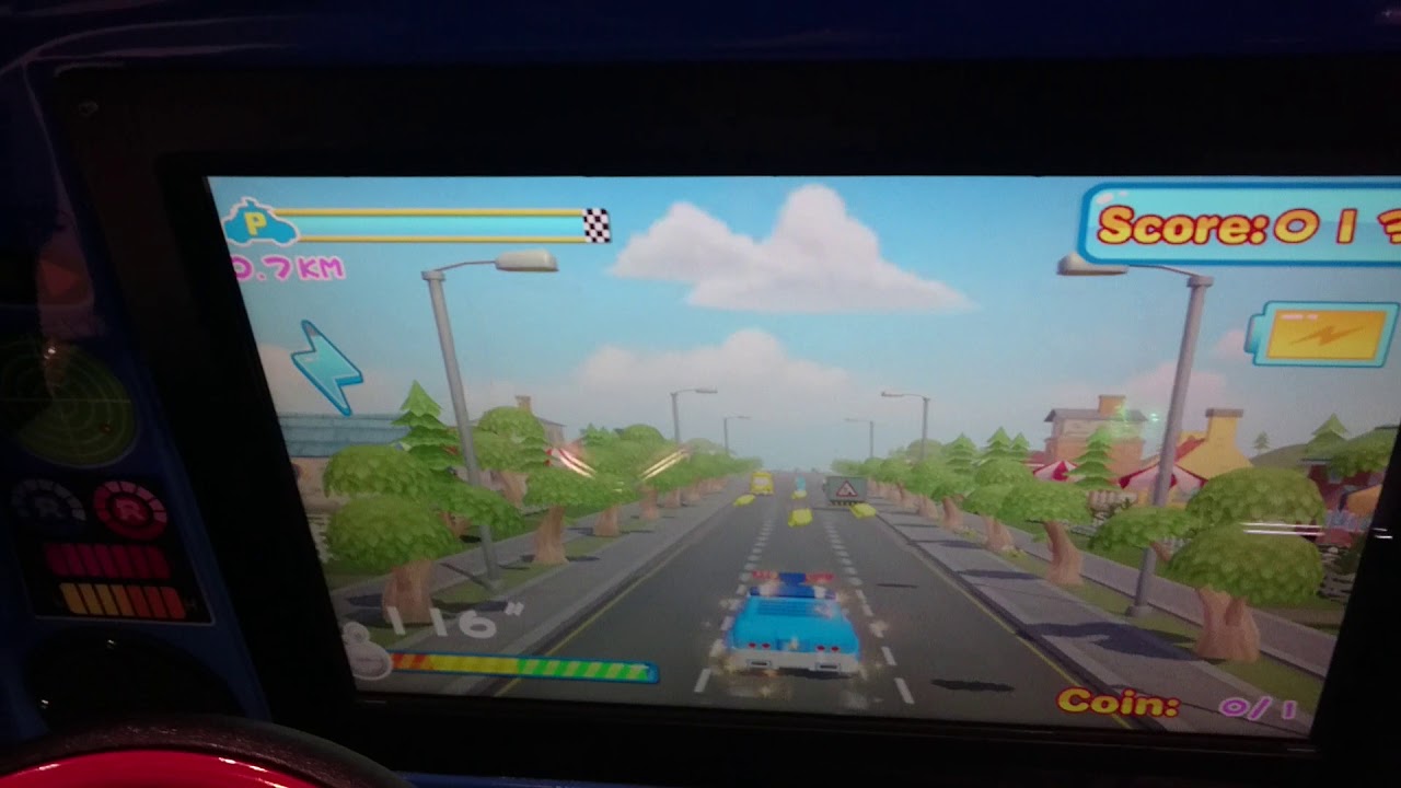 【Tecway】- Kiddie Ride - Poli Car interative video