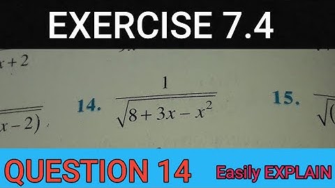 INTEGRATION : EXERCISE 7.4 QUESTION 14 SOLUTION 2020 l EXERCISE 7.4 CLASS 12 MATH / STUDYING FOCUS