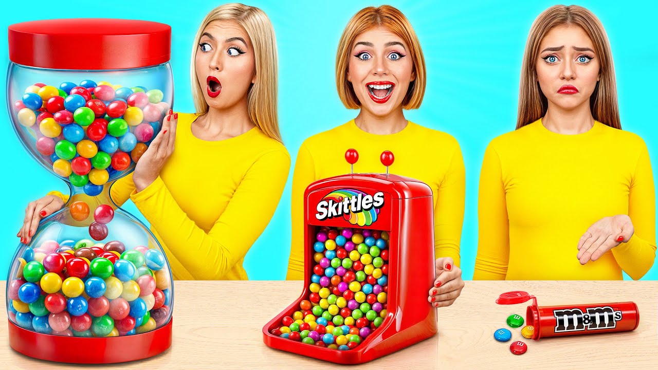 Küçük, Orta ve Büyük Tabak Meydan Okumasi | Komik Yemek Tarifleri Jelly DO Challenge