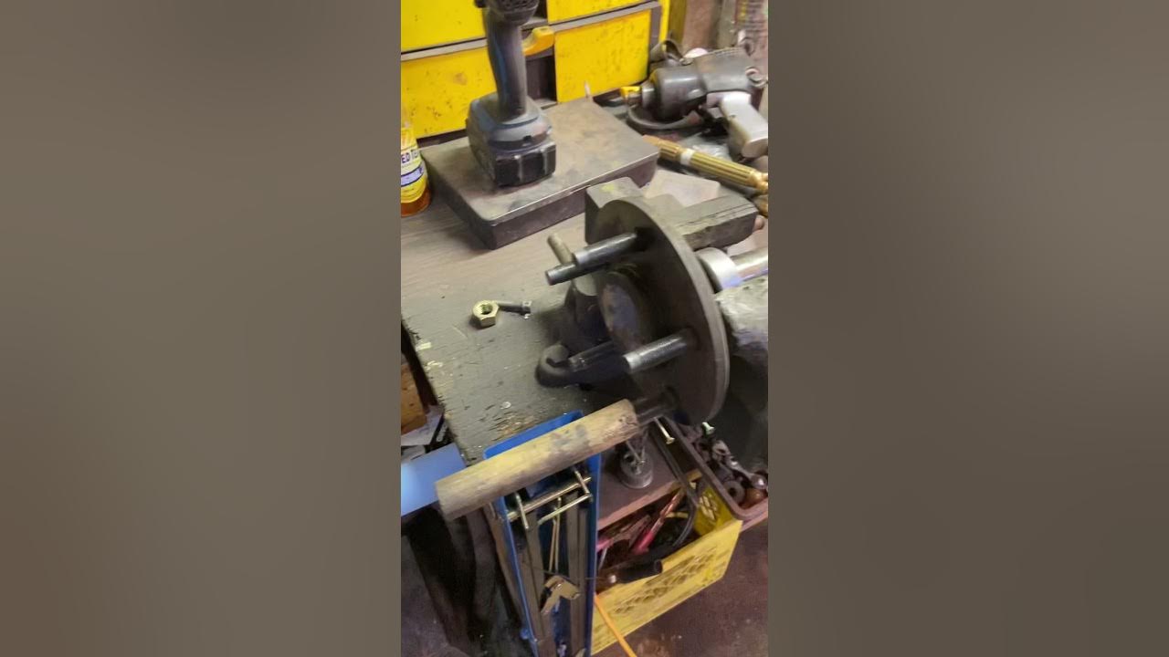 How to straighten a bent axle YouTube