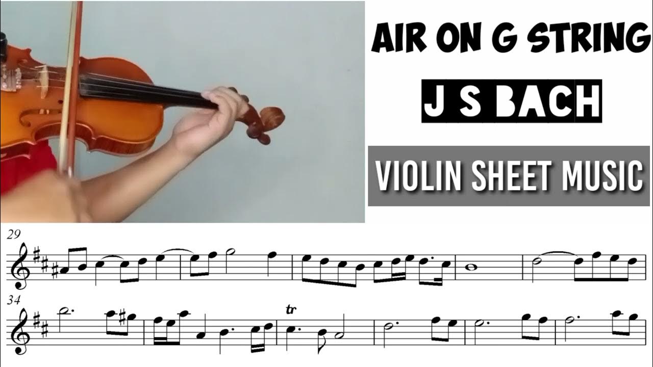 Free Sheet || Air On G String - J S Bach || Violin Sheet Music Free Sheet || Air On G String - J S Bach || Violin Sheet Music