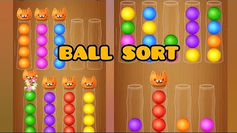 Color Ball Sort puzzle #fungame #sortingcolors #colors #ballsortpuzzle #youtubetrending #games 