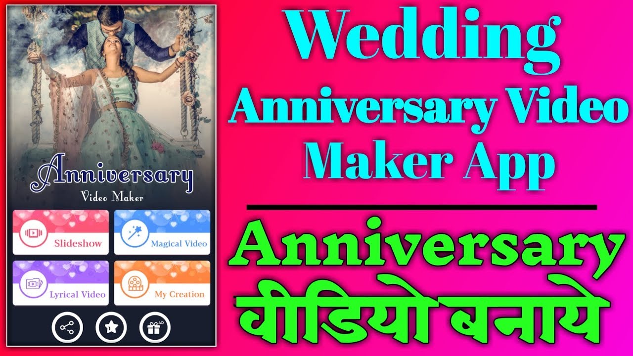 Wedding Anniversary Wishes Video Maker App 2020 How To Make Wedding Anniversary Wishes Video Youtube