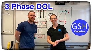 3 Phase Direct Online Starter DOL Wiring Diagram Connections Explained