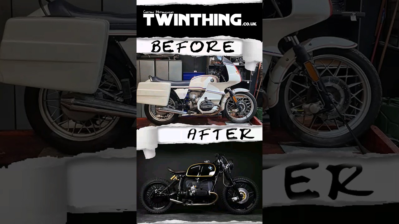 TWINTHING CUSTOM MOTORCYCLES BMW R100 TRANSFORMATION #custommotorbike #exploreontwowheels