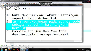 TUTORIAL membuat percabangan "If Else" menggunakan DEV-C++ Bahasa C